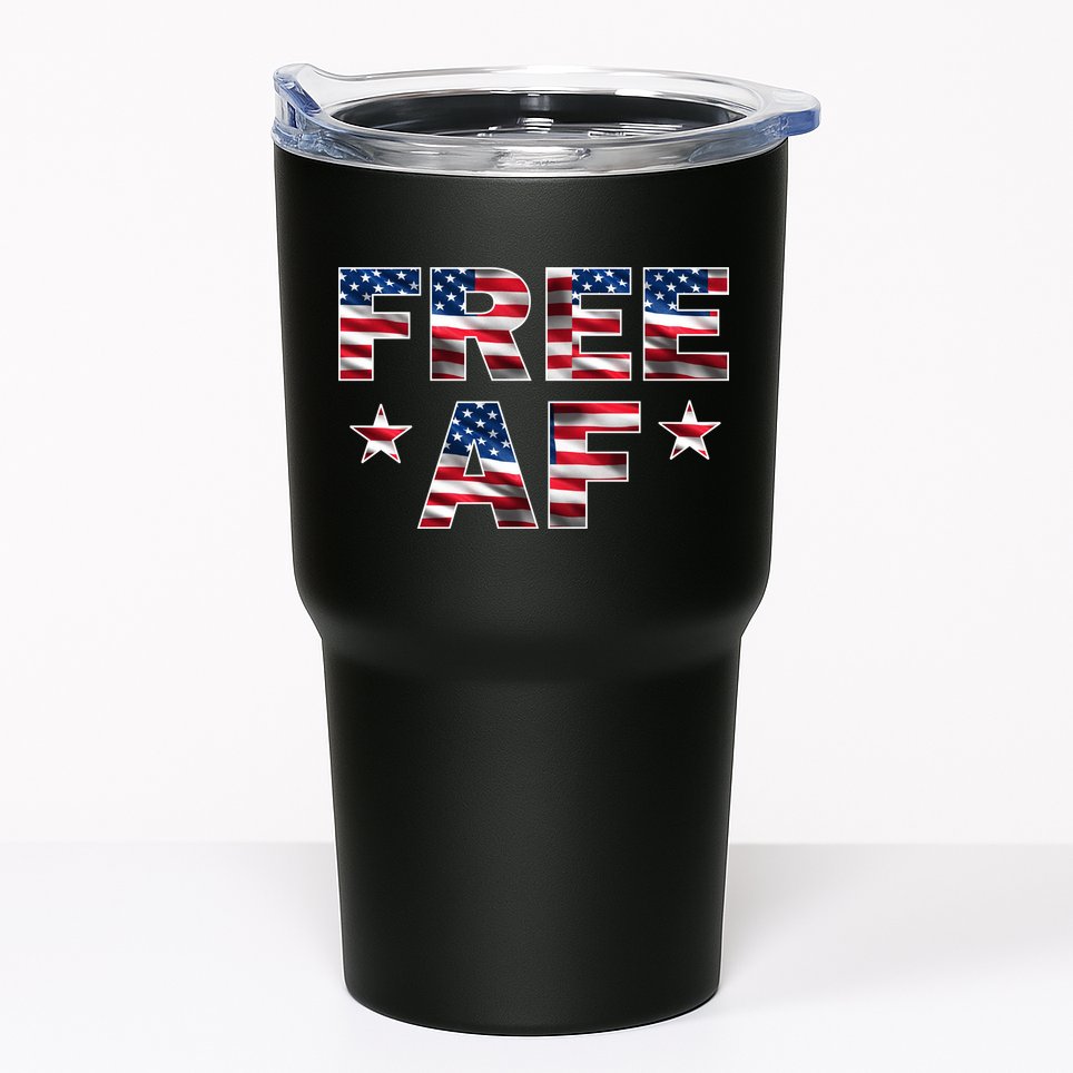 FREE AF American Pride USA Tumbler