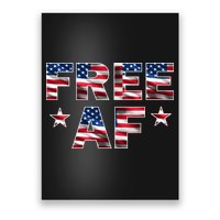 FREE AF American Pride USA Poster