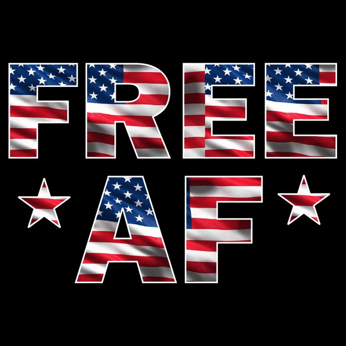 FREE AF American Pride USA Poster