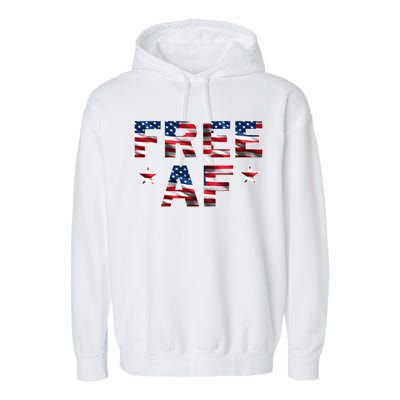 FREE AF American Pride USA Garment-Dyed Fleece Hoodie