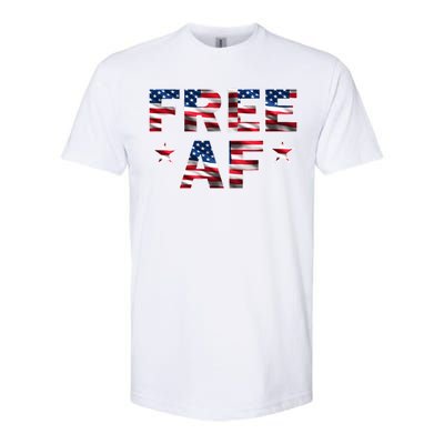 FREE AF American Pride USA Softstyle CVC T-Shirt