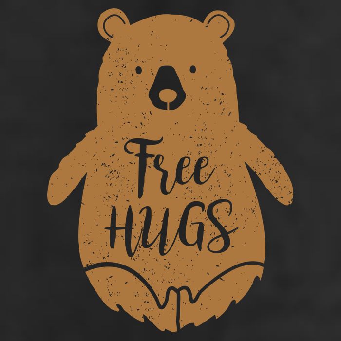 Free Bear Hugs 7 Panel Mesh Trucker Snapback Hat