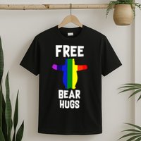 Free Bear hugs Gay Pride T-Shirt