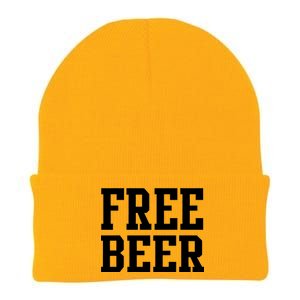 Free Beer Logo Knit Cap Winter Beanie