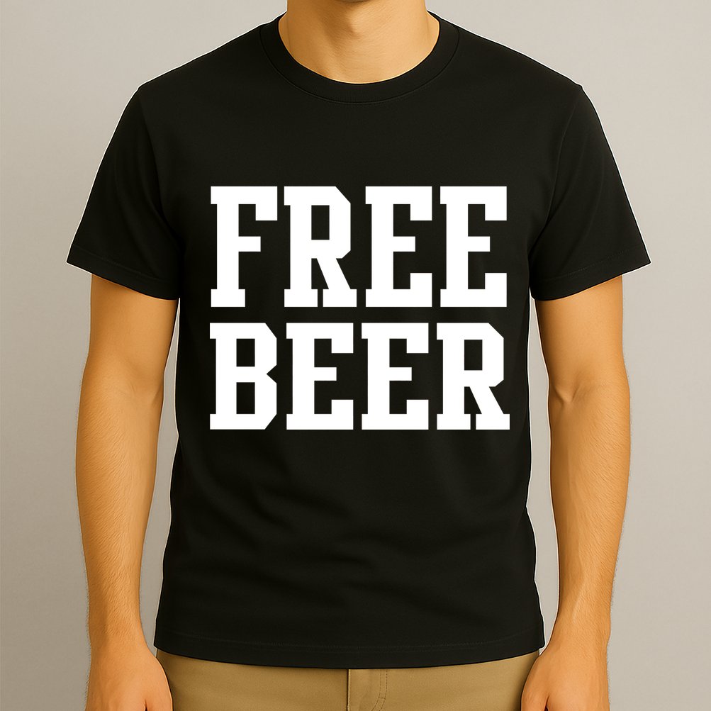 Free Beer Logo T-Shirt