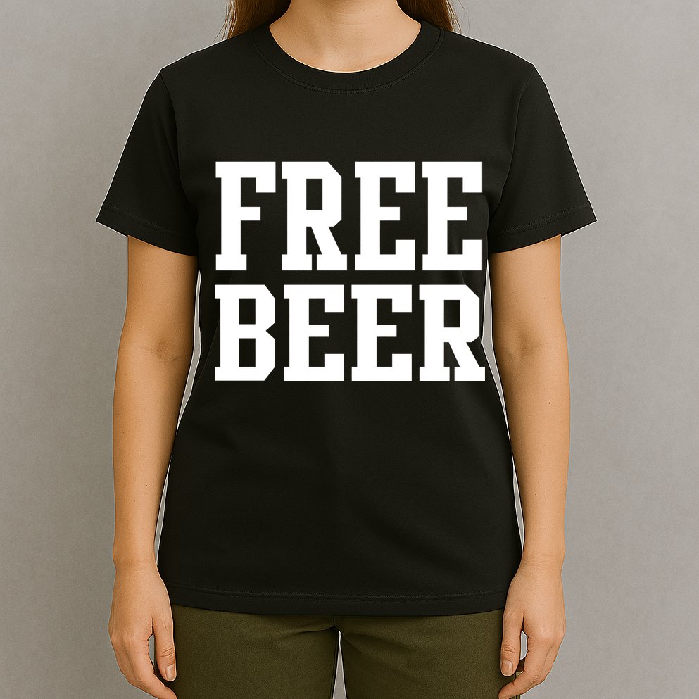 Free Beer Logo T-Shirt