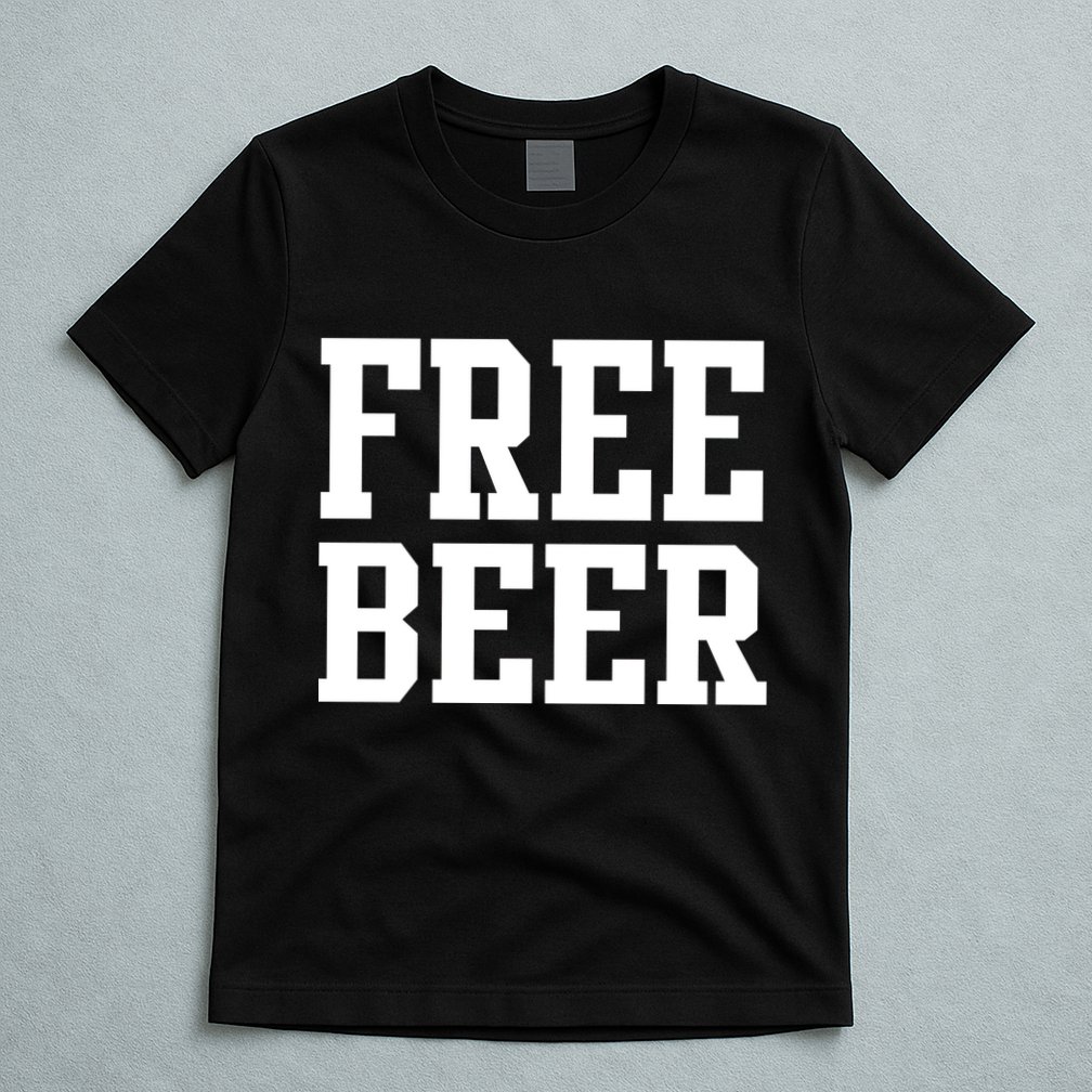 Free Beer Logo T-Shirt