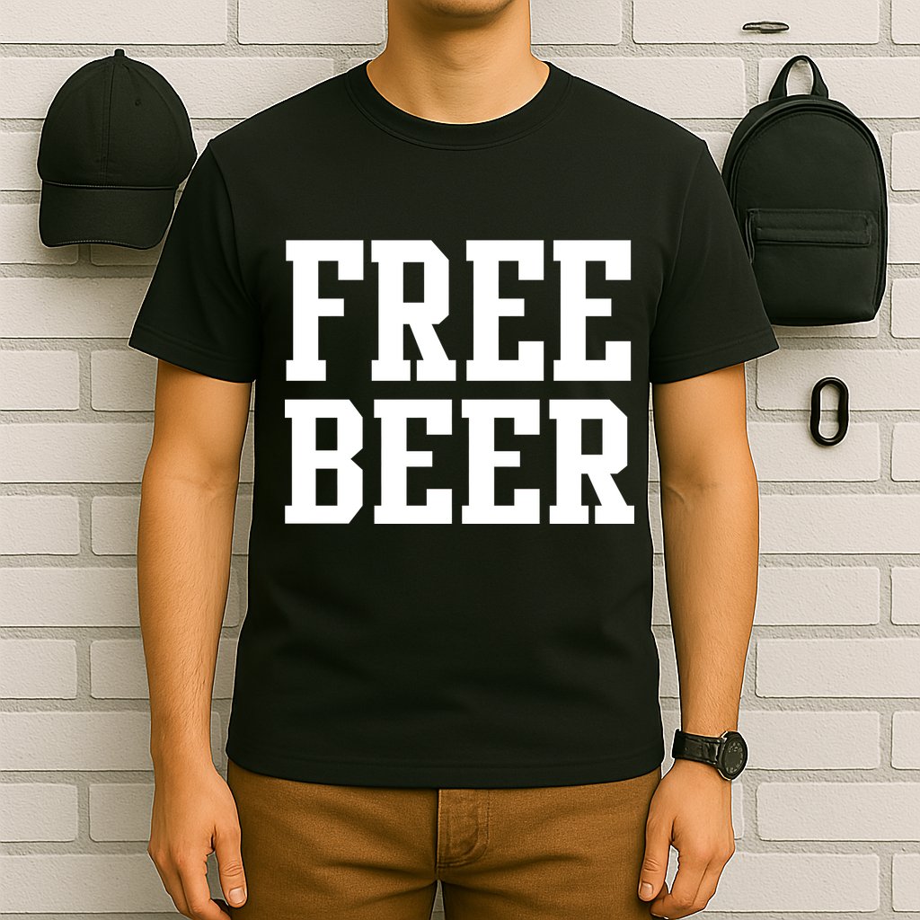 Free Beer Logo T-Shirt