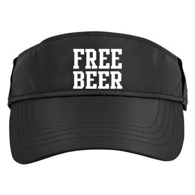 Free Beer Logo Adult Drive Performance Visor