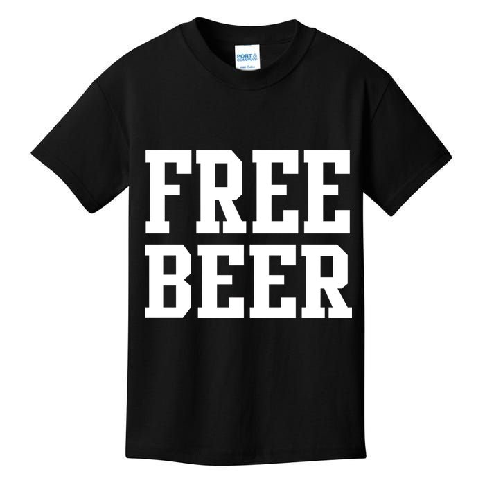 Free Beer Logo Kids T-Shirt