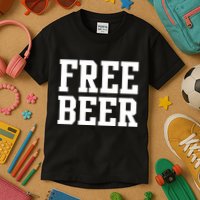 Free Beer Logo Kids T-Shirt