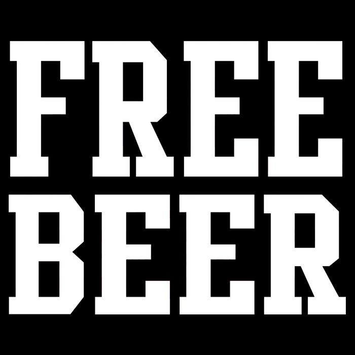 Free Beer Logo Kids T-Shirt