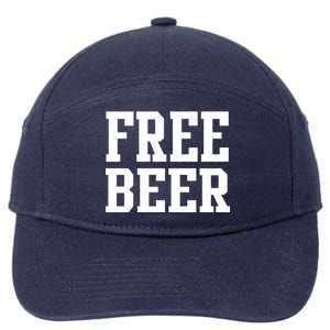 Free Beer Logo 7-Panel Snapback Hat