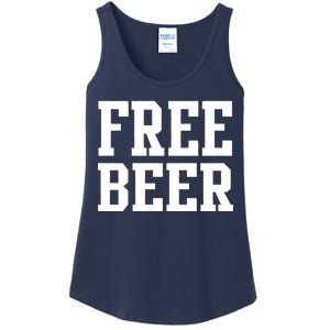 Free Beer Logo Ladies Essential Tank