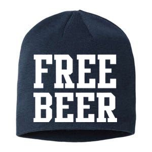 Free Beer Logo Sustainable Beanie