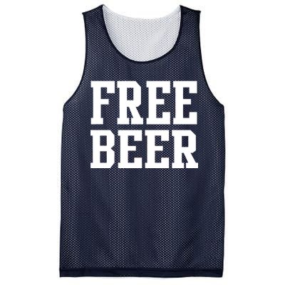 Free Beer Logo Mesh Reversible Basketball Jersey Tank