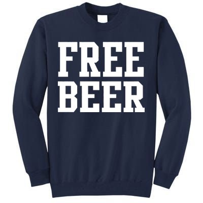 Free Beer Logo Tall Sweatshirt