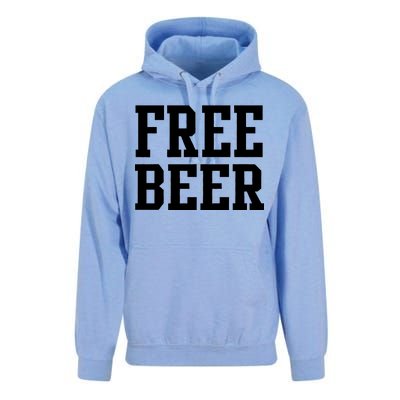 Free Beer Logo Unisex Surf Hoodie