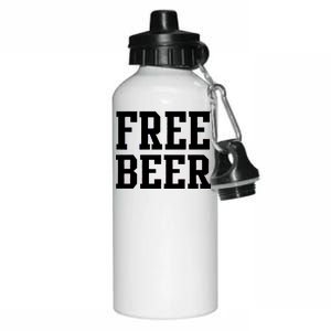 Free Beer Logo Aluminum Water Bottle