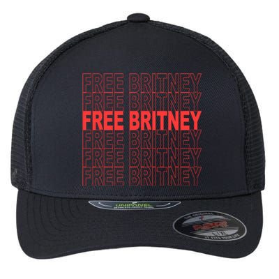 Free Britney Bag Logo Flexfit Unipanel Trucker Cap