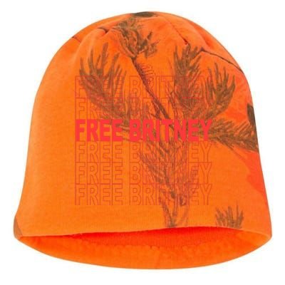 Free Britney Bag Logo Kati - Camo Knit Beanie