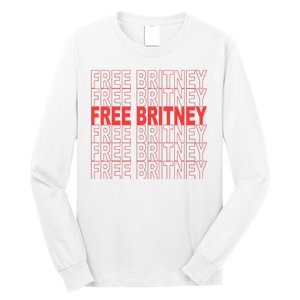 Free Britney Bag Logo Long Sleeve Shirt