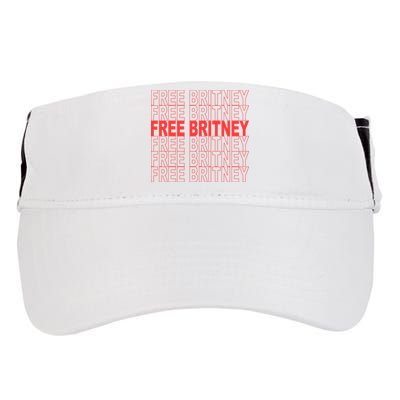 Free Britney Bag Logo Adult Drive Performance Visor