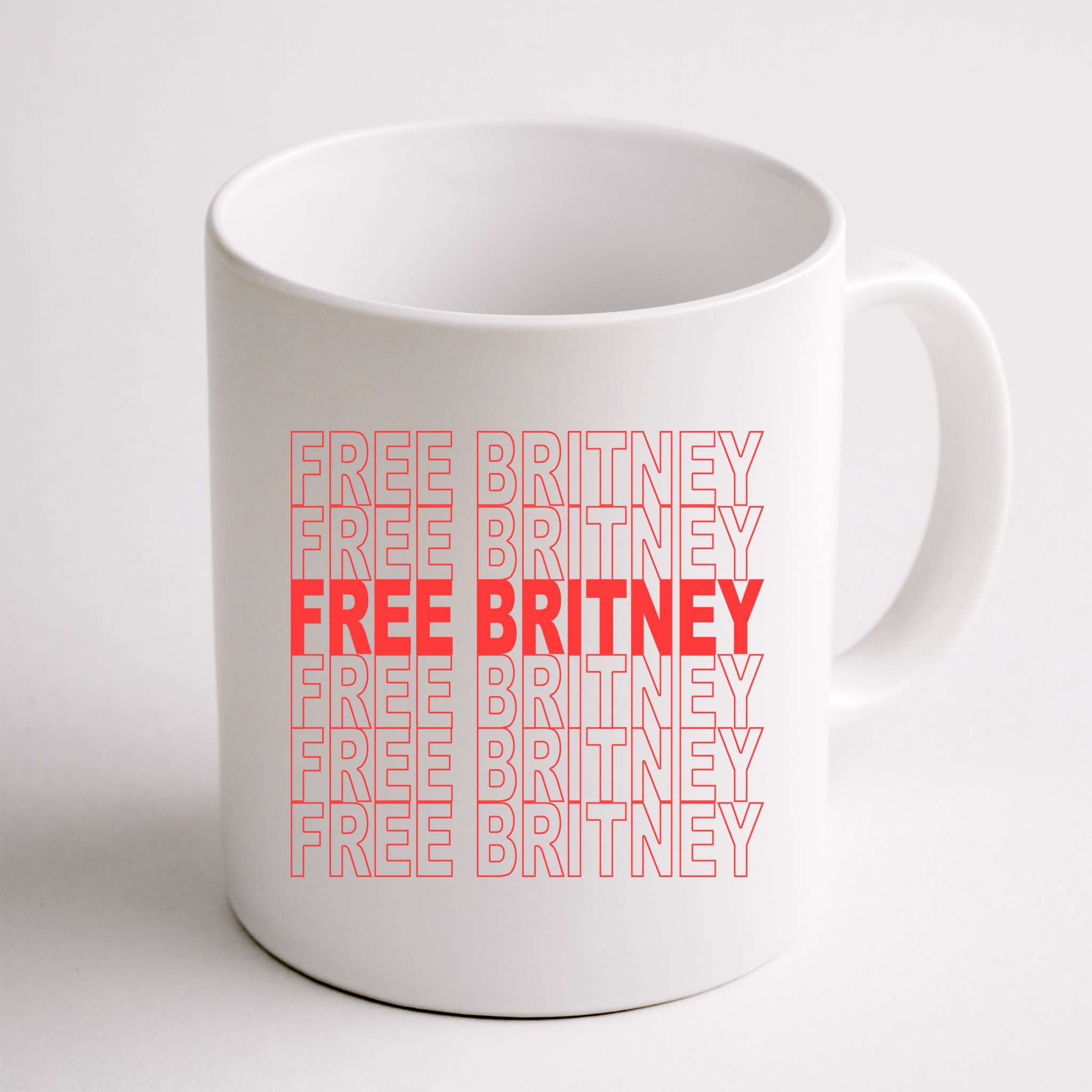 Free Britney Bag Logo Mug