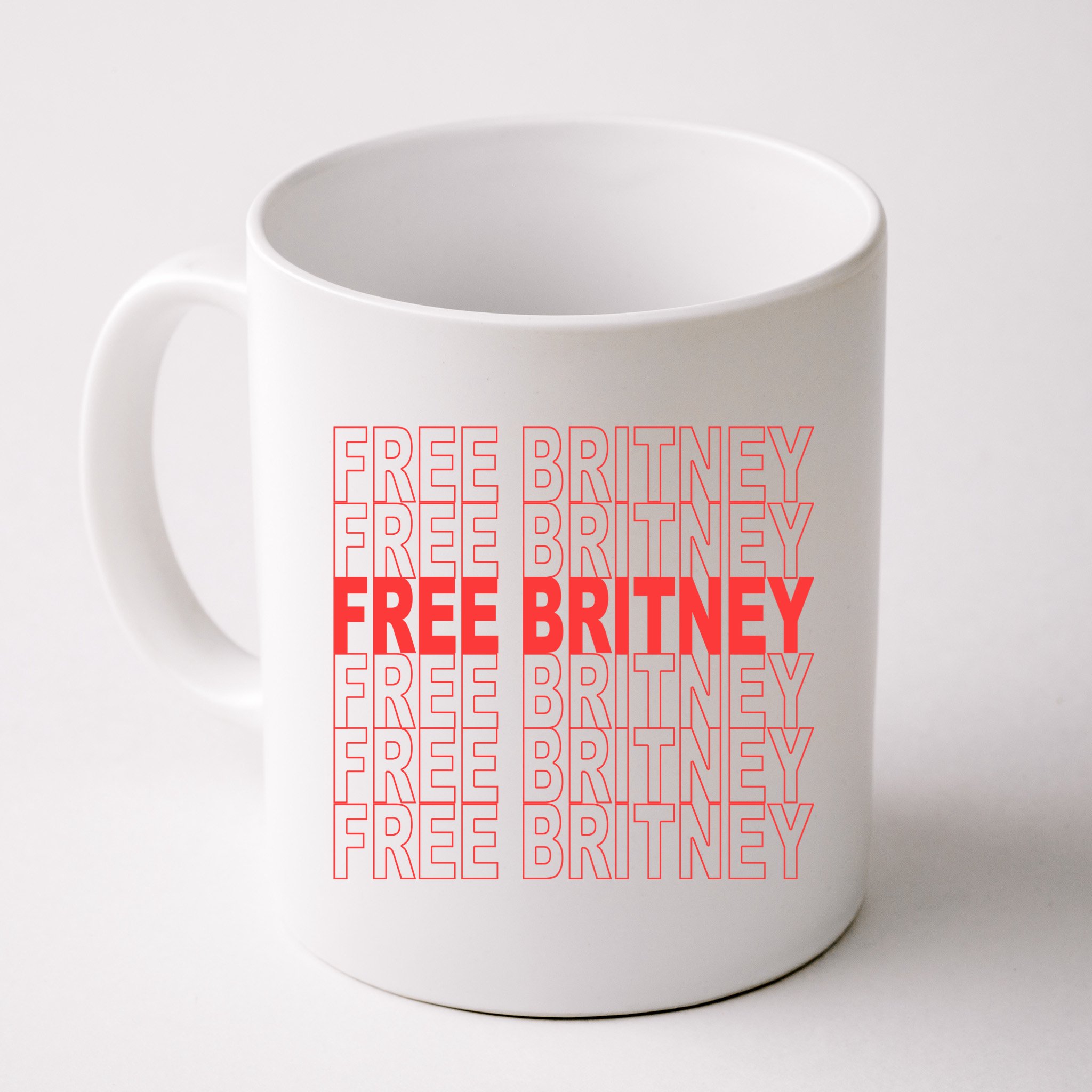 Free Britney Bag Logo Mug
