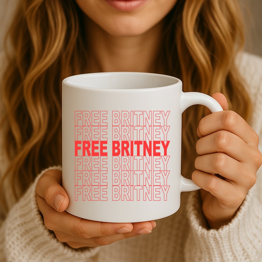 Free Britney Bag Logo Mug