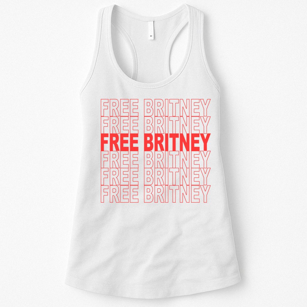 Free Britney Bag Logo Womens Tank Top