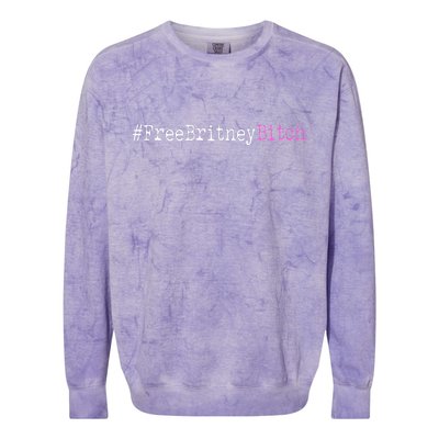 Free Britney B*tch Meme Colorblast Crewneck Sweatshirt