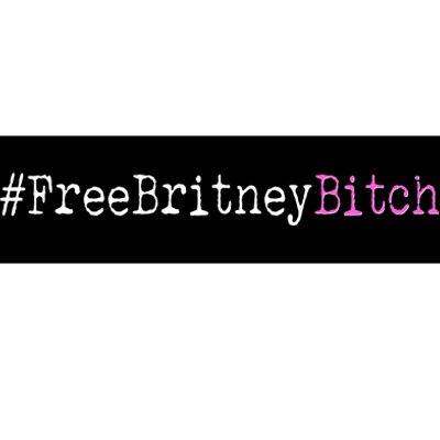 Free Britney B*tch Meme Bumper Sticker