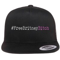 Free Britney B*tch Meme Flat Bill Trucker Hat