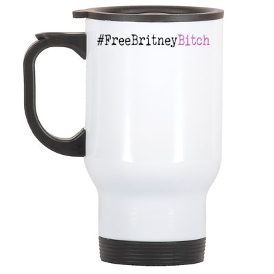 Free Britney B*tch Meme Stainless Steel Travel Mug