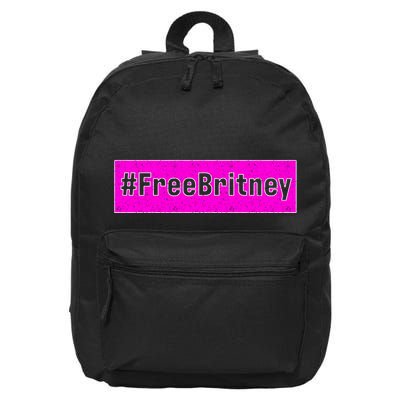 Free Britney Hashtag FreeBritney 16 in Basic Backpack