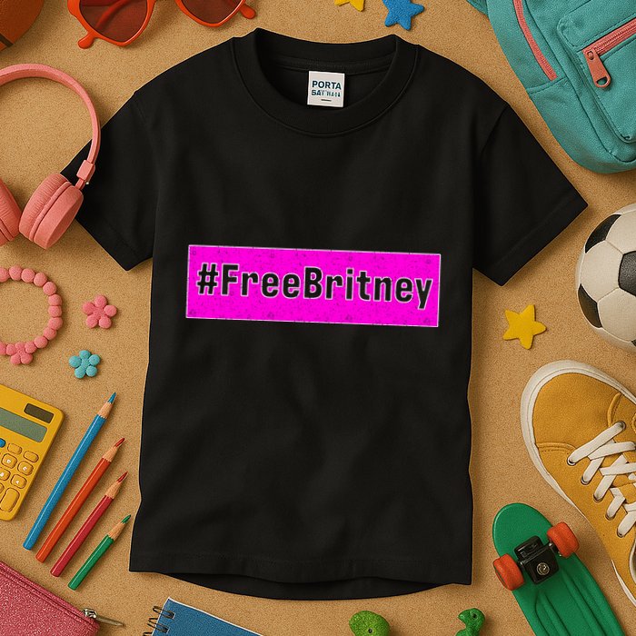 Free Britney Hashtag FreeBritney Kids T-Shirt