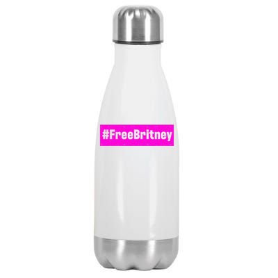 Free Britney Hashtag FreeBritney Stainless Steel Insulated Water Bottle