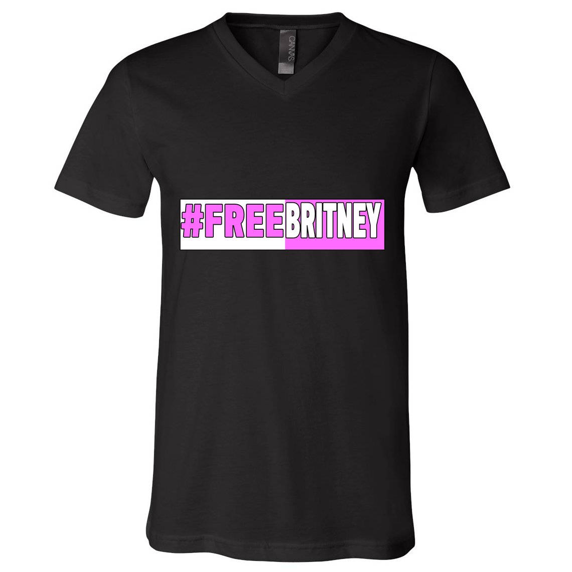Free Britney Help Save Her V-Neck T-Shirt