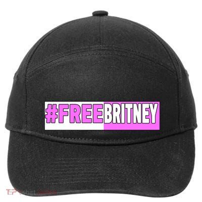 Free Britney Help Save Her 7-Panel Snapback Hat