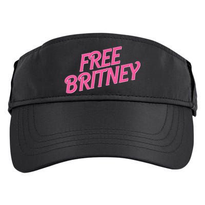 Free Britney Logo Adult Drive Performance Visor