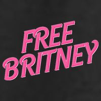 Free Britney Logo Adult Drive Performance Visor