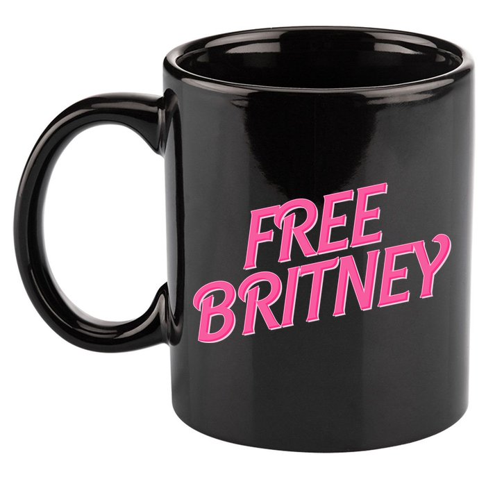 Free Britney Logo 11oz C Handle Ceramic Mug