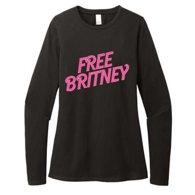 Free Britney Logo Womens CVC Long Sleeve Shirt