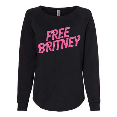 Free Britney Logo Womens California Wash Sweatshirt