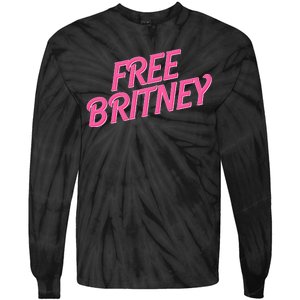 Free Britney Logo Tie-Dye Long Sleeve Shirt