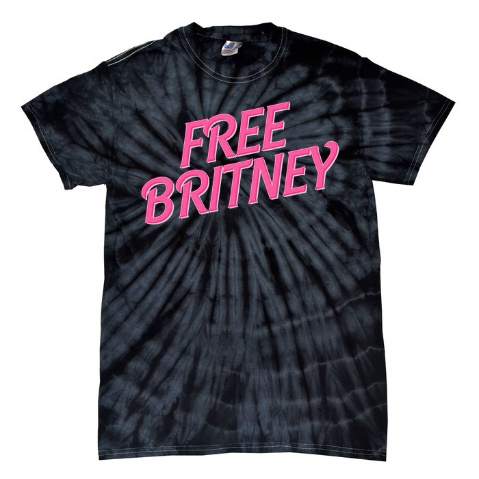 Free Britney Logo Tie-Dye T-Shirt