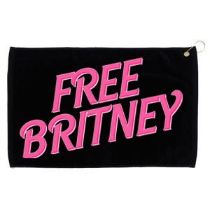 Free Britney Logo Grommeted Golf Towel