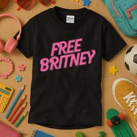 Free Britney Logo Kids T-Shirt