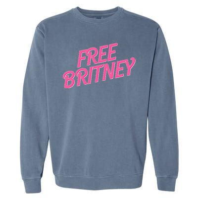 Free Britney Logo Garment-Dyed Sweatshirt